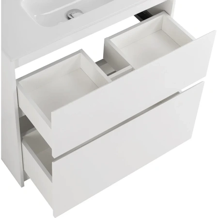 Тумба под раковину BelBagno Kraft 80 KRAFT39-800/390-2C-PIA-BO Bianco Opaco