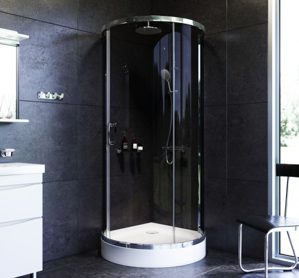 Душевой уголок (95х95) Am.Pm Like Round 95 W83G-333-095CG