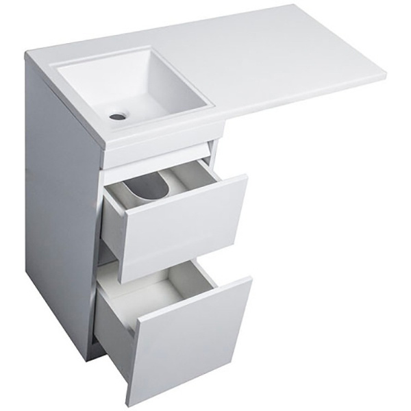 Тумба под стиральную машину напольная Style Line Даллас СС-00002346 белый