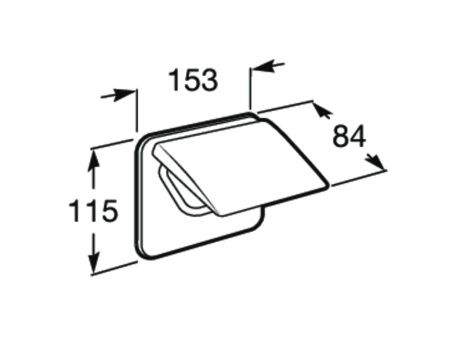 Держатель  туалетной бумаги Roca Hotels 816720001