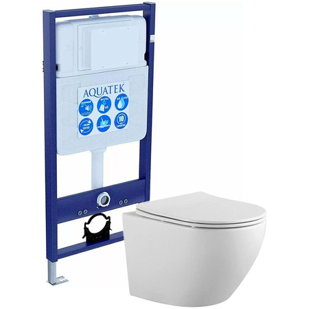 Комплект унитаз с инсталляцией Set AQUATEK ЕВРОПА Easy Fix