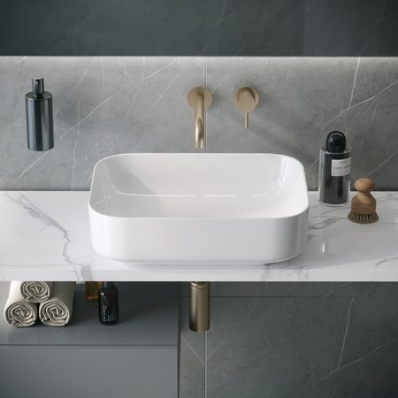 Раковина накладная (50х41) Grossman Falcon GR-3052, белый