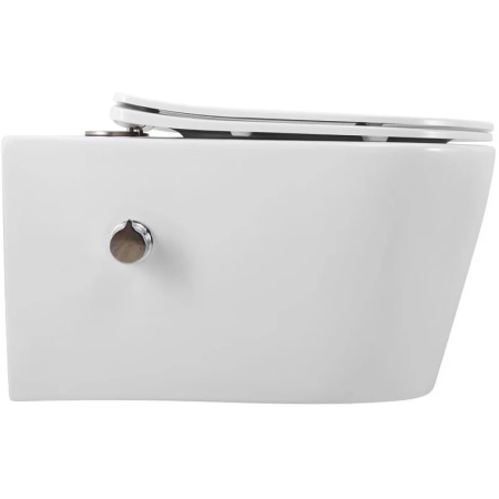 Унитаз подвесной безободковый с функцией биде Art&Max Zoe AM9322C1CHR/SC микролифт