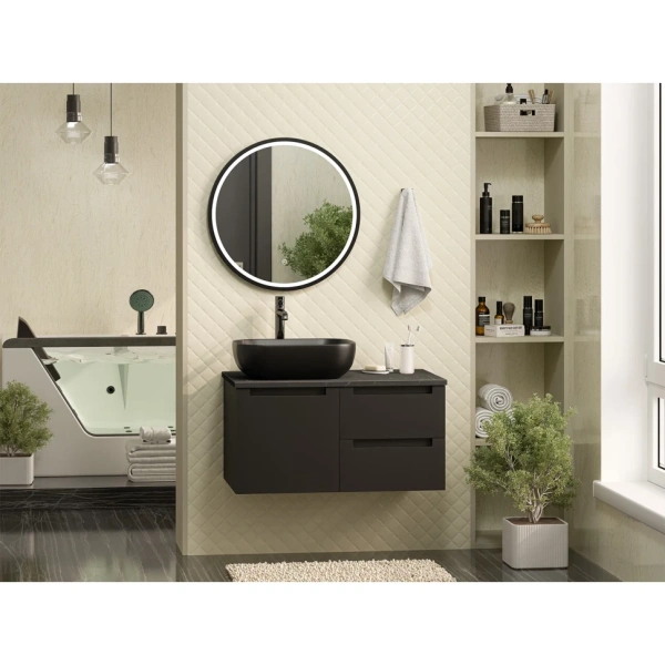 Тумба с раковиной Brevita Cargo 80 УТ000024160