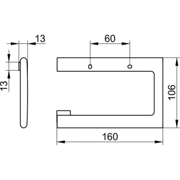Держатель для бумаги Keuco Edition 400 11562010000