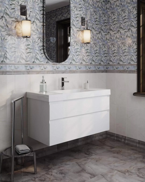 Тумба под раковину Kerama Marazzi Cubo 100 CUB.100.2\WHT.M матовая