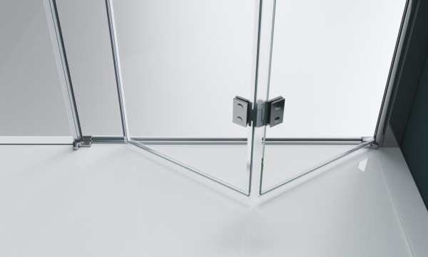 Душевая дверь (180х195) BelBagno ALBANO-BS-13-90+90-C-Cr