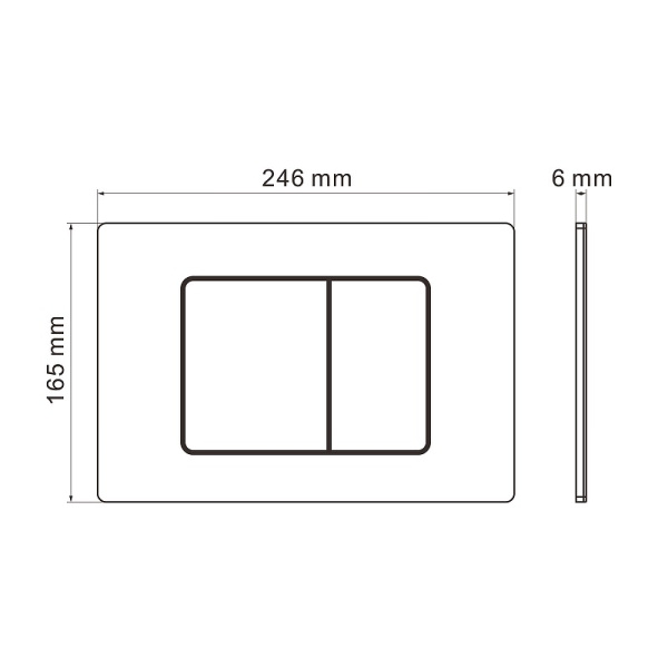 Комплект унитаза с инсталляцией Grossman Classic 97.4455SQC.04.30M с клавишей смыва