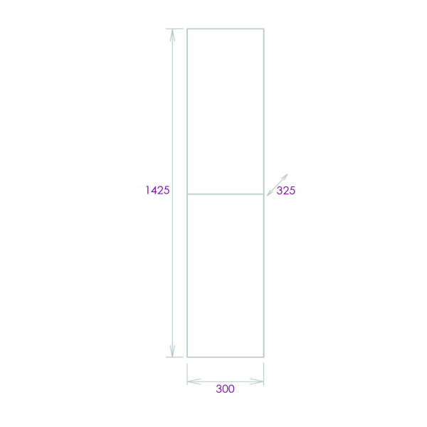 Пенал подвесной Onika Марбл 30 403076