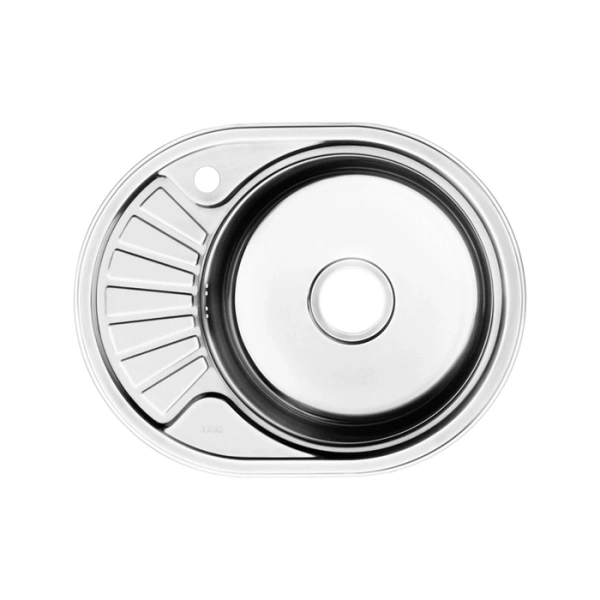 Кухонная мойка, нержавеющая сталь iddis suno SUN60SRi77, сталь