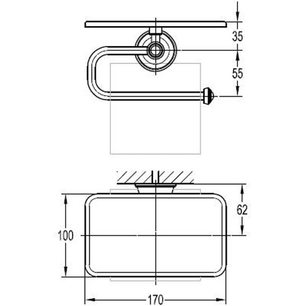 Держатель туалетной бумаги CEZARES LIBERTY CZR-F-8989