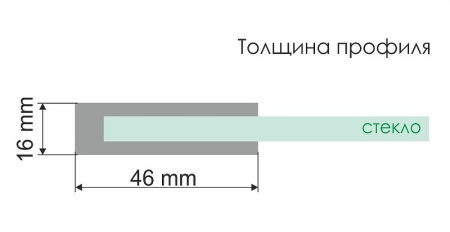 Душевая дверь WasserKRAFT Dinkel 130 58R30