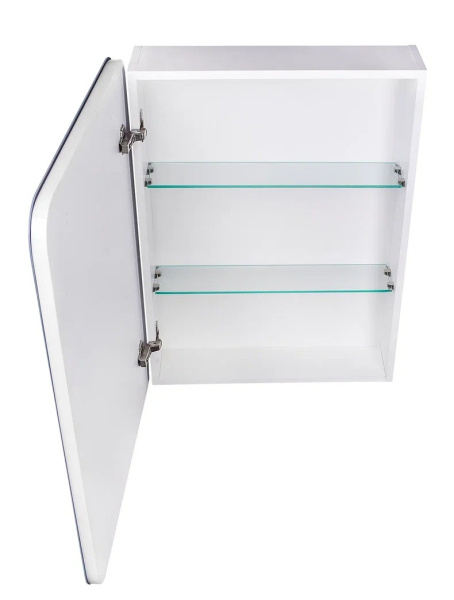 Зеркало-шкаф с подсветкой Style Line Каре (55x80) СС-00002373 белый