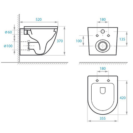 Унитаз Koller Pool Round RN-0490-RW