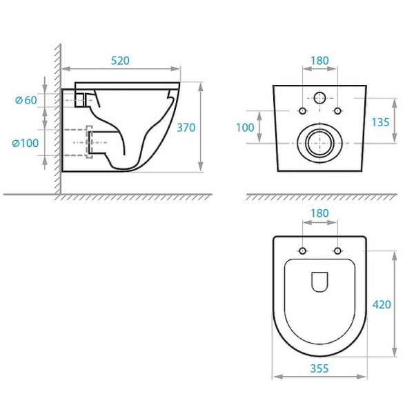 Унитаз Koller Pool Round RN-0490-RW