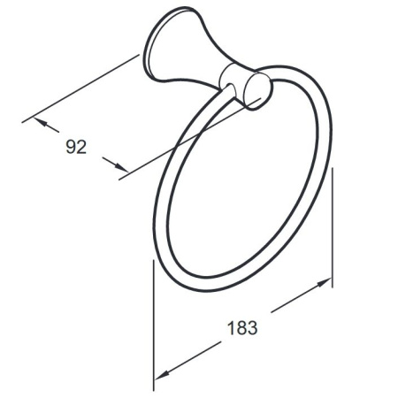 Полотенцедержатель Jacob Delafon Сoralais  E13435-CP