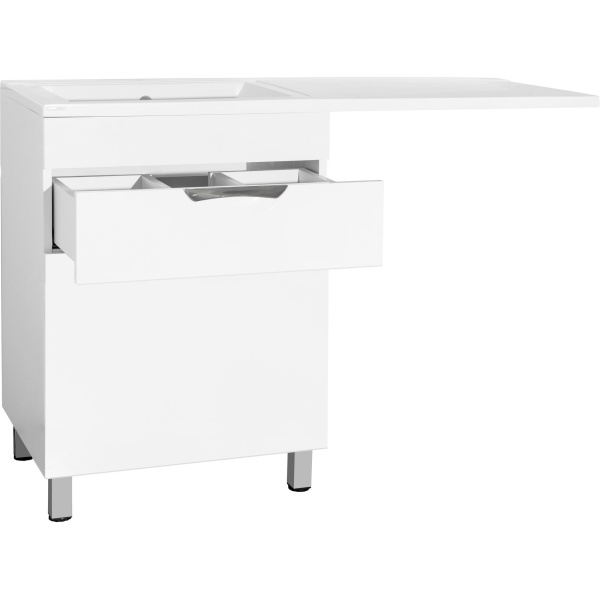 Тумба под стиральную машину напольная Style Line Жасмин 60 ЛС-00000645 белый