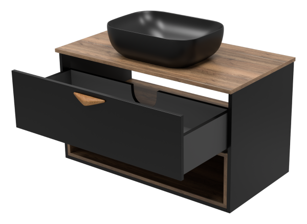 Тумба с раковиной Brevita Bergen 90 УТ000016100