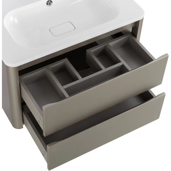 Тумба под раковину Cezares RELAX-800-2C-SO-SAT-P сатин матовый