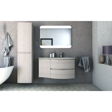 Пенал подвесной Cezares  Vague 54851 Rovere sbiancato