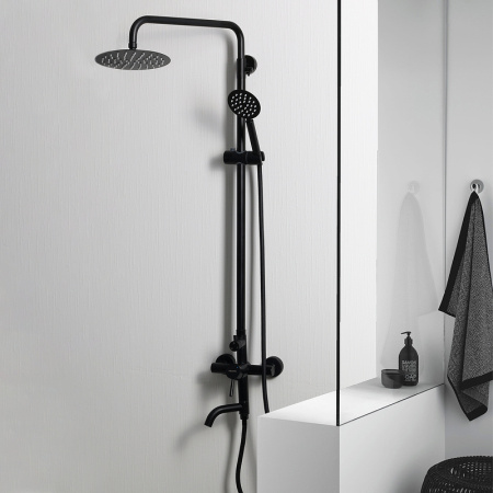 Душевая система с изливом Melana Tondo 610107B