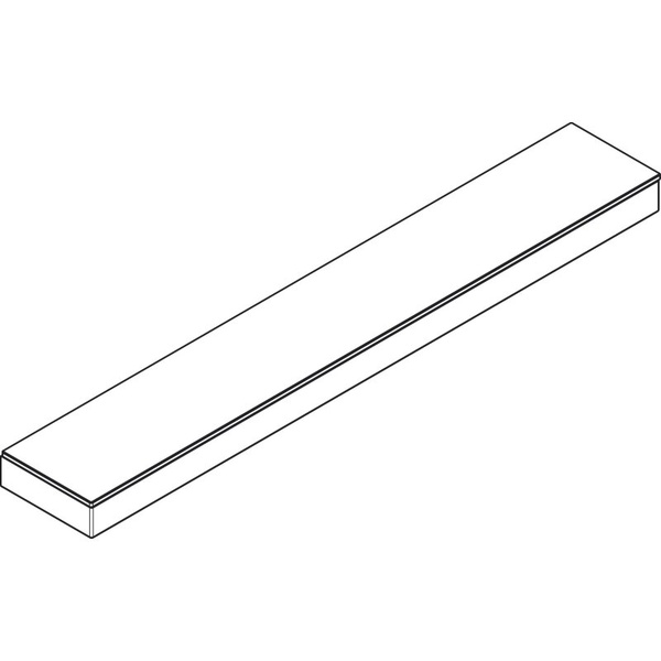 Полочка для душа Hansgrohe Rainfinity Shelf 500 26844990 полированное золото