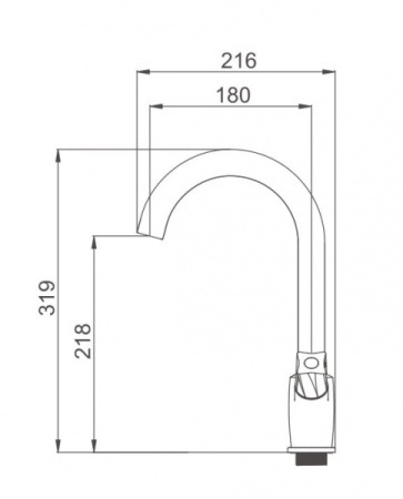 Смеситель для кухонной мойки Raiber Cross R7503