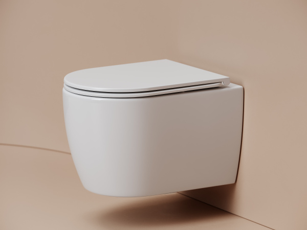 Унитаз подвесной Ceramicanova Noe торнадо 3.0 CN4011T сиденье микролифт 