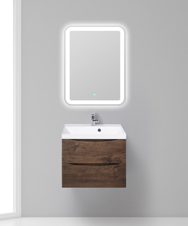 База под раковину подвесная BelBagno MARINO-600-2C-SO-RW-P Rovere Moro