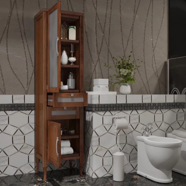 Пенал Opadiris Мираж, цвет светлый орех, левый  00-00000053