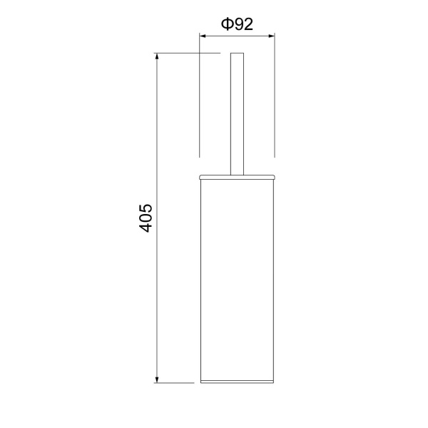 Ершик для туалета Timo Saona напольный 13161/17
