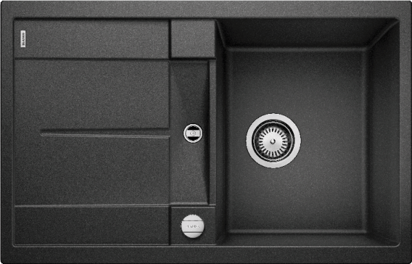 Мойка кухонная Blanco METRA 45 S SILGRANIT PuraDur (антрацит), 513035