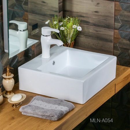 Раковина накладная (47,5х46,5) Melana A054-803