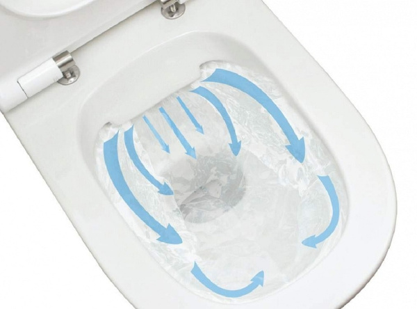 Подвесной безободковый унитаз Pestan Fluenta Rimless 40006661B без крышки