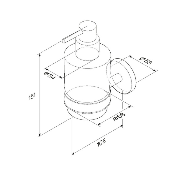 Дозатор для жидкого мыла AM.PM X-Joy A85A36922