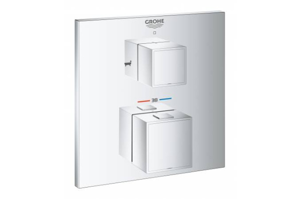 Душевой комплект Grohe Grohtherm Cube RAINSHOWER ALLURE с термостатом 34741 000 (34741000)