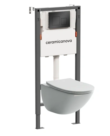 Комплект унитаза с инсталляцией Ceramicanova Balance/Mono CN1905_121002MB
