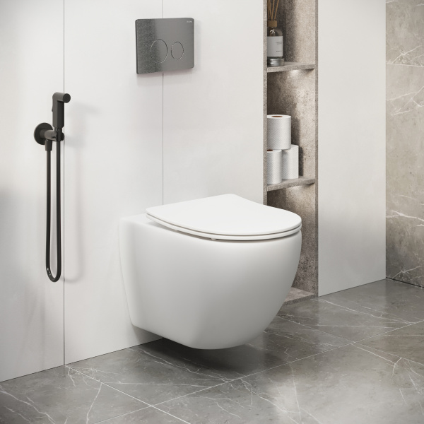 Комплект унитаза с инсталляцией Grossman Style 97.4411S.05.42M с клавишей смыва