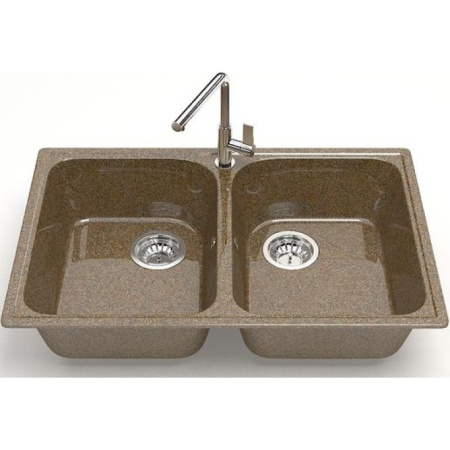 Кухонная мойка Marrbaxx Скай Z260 Z260Q009 коричневый