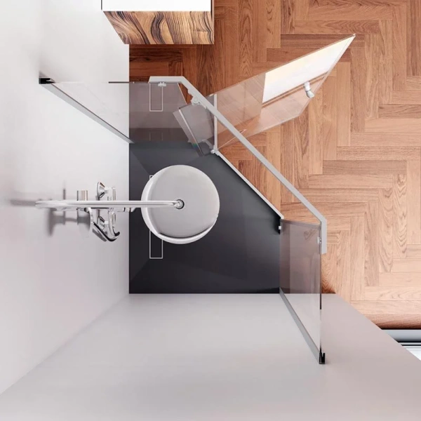 Душевой уголок (90х90) Am.Pm Sunny W87G-405-9090-MT хром матовый