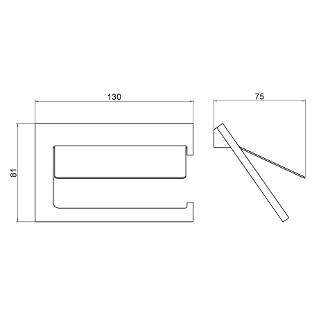 Держатель туалетной бумаги Timo Petruma 15242/00