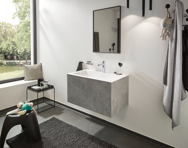 Смеситель для раковины с донным клапаном Push-Open Hansgrohe Finoris 76010000 хром