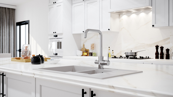 Смеситель для кухни с подключением к фильтру  Paulmark Logas Lo213021-CR