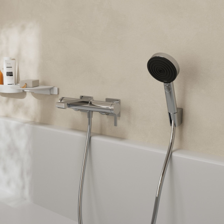 Смеситель для ванны однорычажный Hansgrohe Tecturis E 73420000 хром