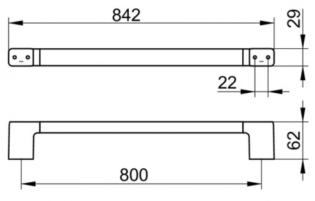 Полотенцедержатель Keuco Moll 12701010800