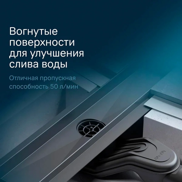 Душевой лоток 40 см Am.Pm MasterFlow W01SC-P11-040-01BM черный матовый