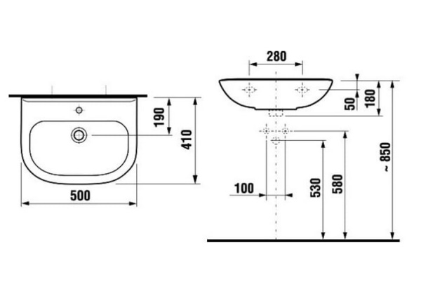 Раковина Jika Olymp 8106110001049