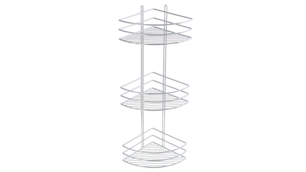Полка угловая тройная Fixsen хром FX-710-3