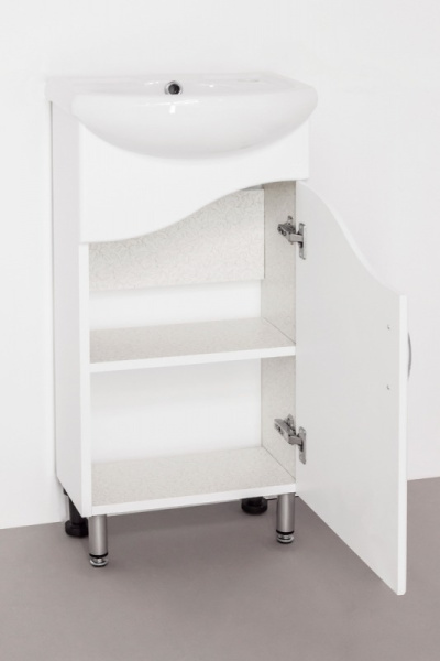 Тумба под раковину напольная Style Line Эко Волна 40 ЛС-00000093 белый