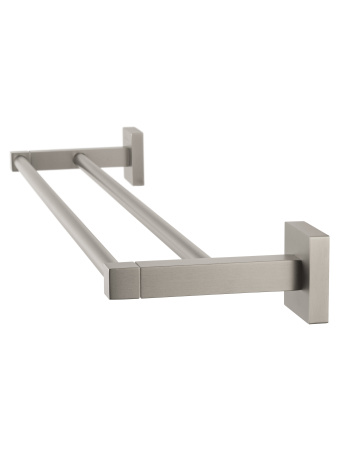 Полотенцедержатель двойной WONZON & WOGHAND POLO, брашированный никель WW-8911-BN